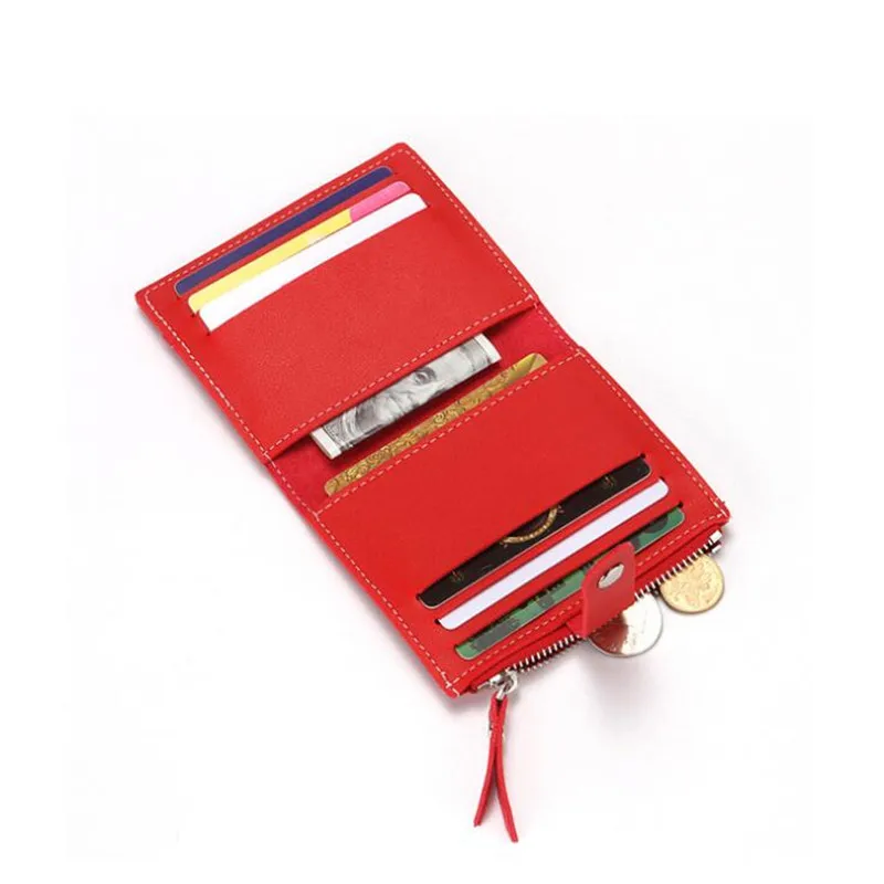 Пакет для карт для женщин креативный PU кожаный женский кошелек держатель для кредитных карт на молнии Кошелек для монет модная пластиковая пряжка кошелек