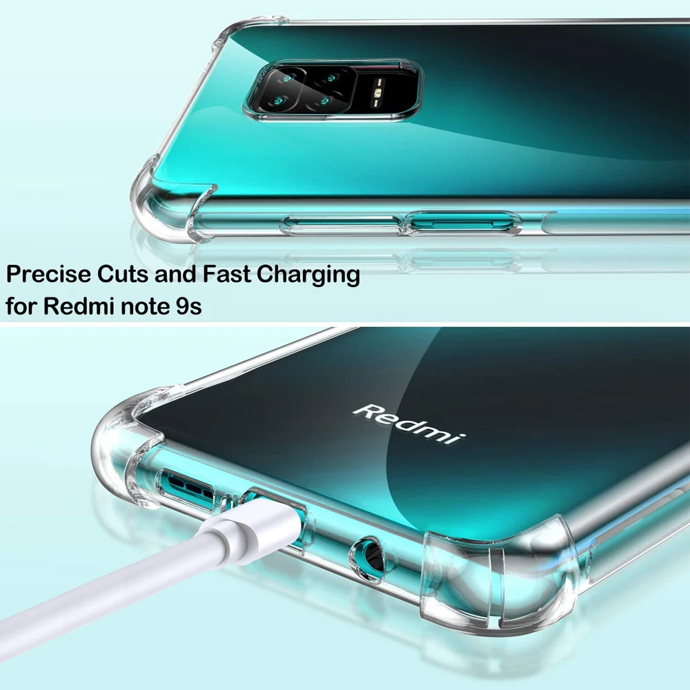 Xiaomi Redmi Note 9 Pro Induktives Laden Capa Note 9 Glass Full Cover redmi+note+8+pro Back Armor Case redmi 8