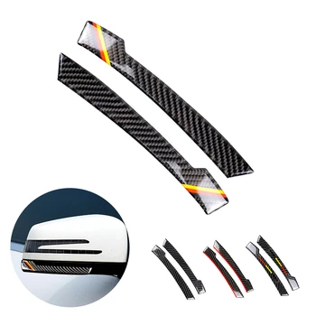 

For Mercedes Benz A B C E R GLA GLE GLK CLS GLS W204 W212 Car Rearview Mirror Anti-rub Strip Anti-collision Sticker Cover Decor