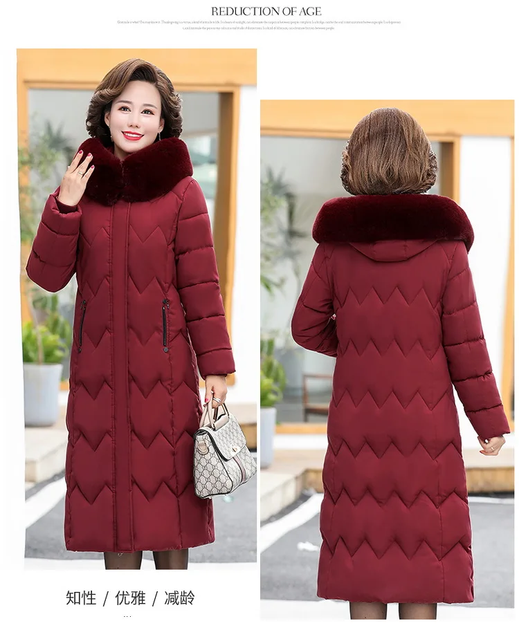 long duvet coat X-Long Parka Women's Solid Long Sleeve Pockets Wool Liner Solid Ladies Winter Outwear Hooded with Fur Warm Coats 2021 long puffer coat womens