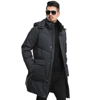 

YHavaton 2020 Winter Hooded Jackets Mens Warm Thick Quality Coats Male Winter Overcoat Parkas Man Puffer Jackets Men's Clothing