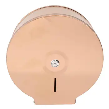 

1Pc Wall-Mounted Round Tissue Holder Modern Style Roll Paper Storage Rack