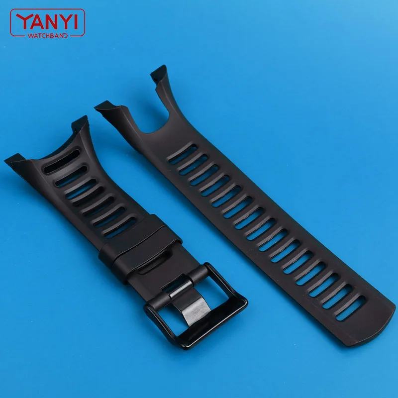 Flexible Rubber Watchband Replacement Strap