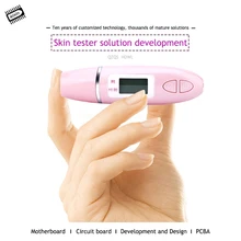Цифровой ЖК-дисплей датчик кожи тестер влажность лица водный анализатор масла Уход за кожей лица Инструменты мониторинг тестеры кожи