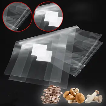 

30PCS 6 Sizes PVC Polypropylene Grains Mushroom Fungus Spawn Grow Bag Substrate High Temp Pre Sealable Garden Supplies