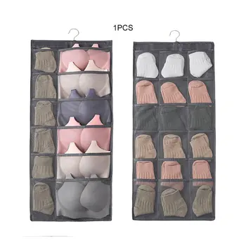 

Multifunction Oxford Cloth Underwear Bra Hanging Double-Sided Fabric Storage Bag Sorting Hanger Organizer