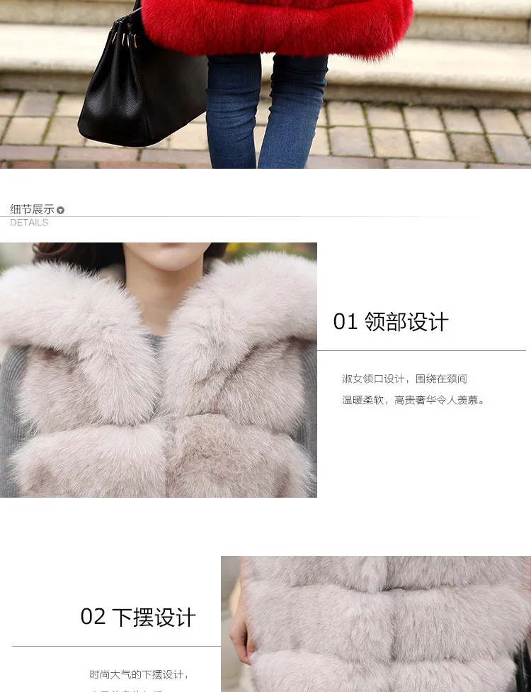 Роскошный Норковый жилет из искусственного меха XXL Женские пальто зима manteau femme hiver длинный жилет с капюшоном жилет из искусственного меха Gilet FW132