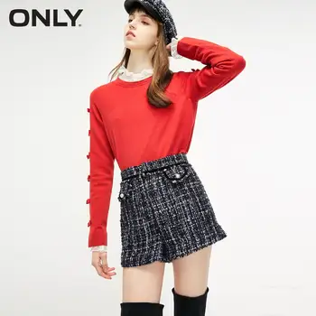 

ONLY Women's Straight Fit Pearls Casual Shorts | 119115502