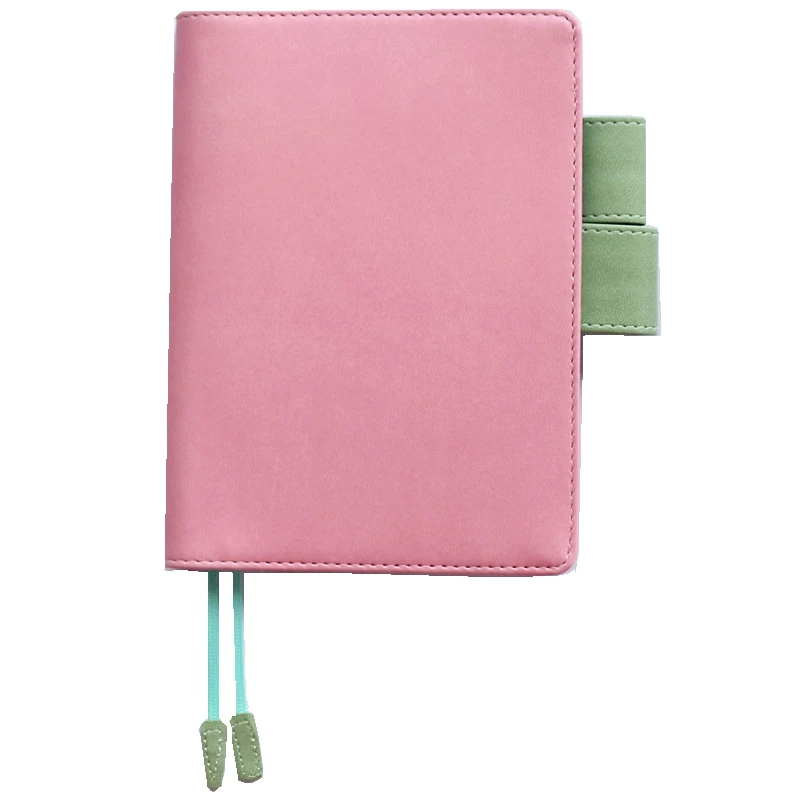 

Cute Candy Color Pure PU Leather Cover Gift For Standard A6 Fitted Paper Book Free Shipping