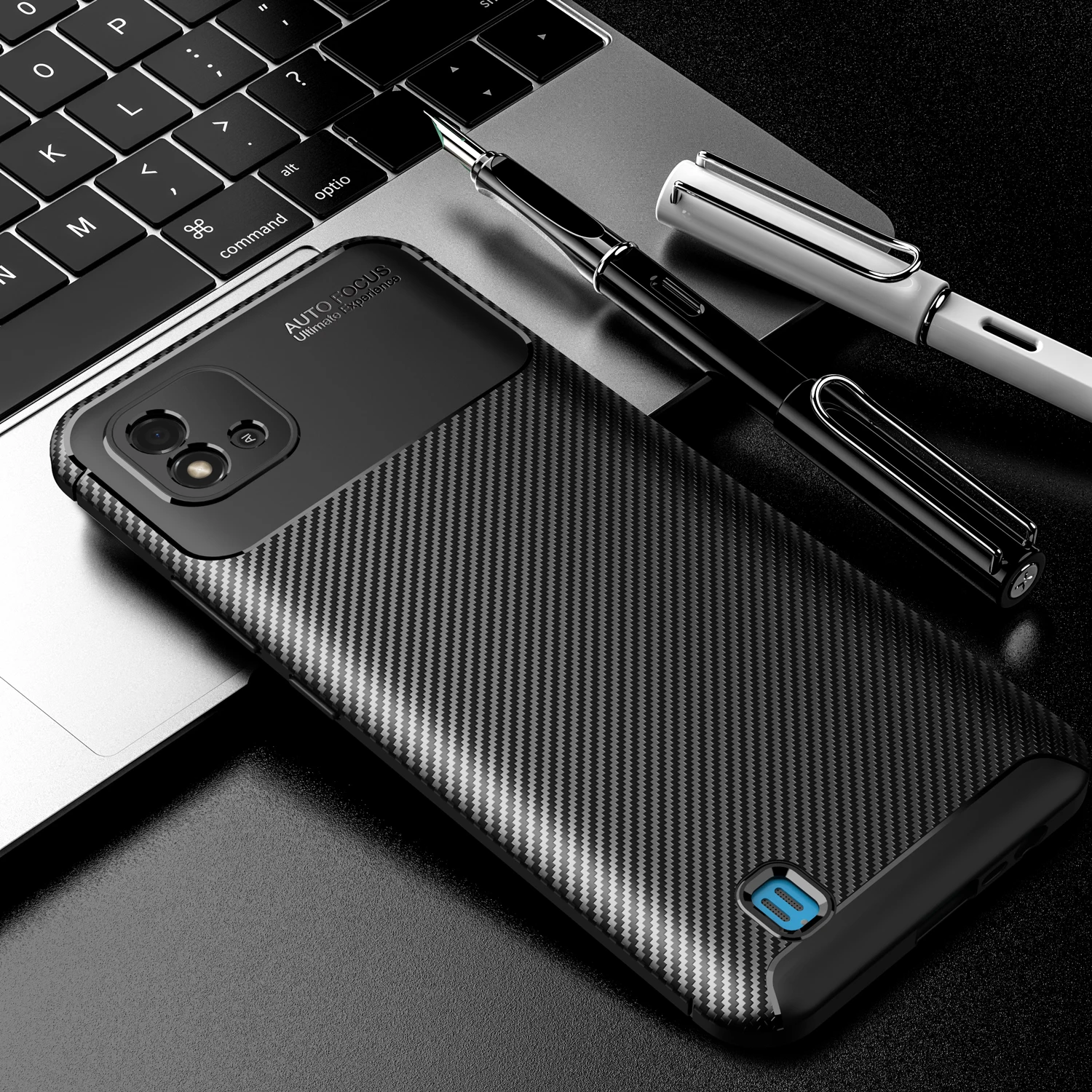 Case for Realme C20 Carbon Fiber Shockproof Soft TPU Armor Cover For Couqe Fundas | Мобильные телефоны и аксессуары