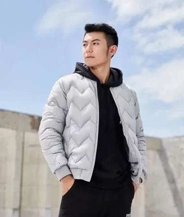 Xiaomi mijia ULEEMARK легкая бейсбольная куртка на гусином пуху 90% белый гусиный пух легкий дизайн зимний мужской пуховик