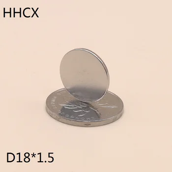 

50pcs/lot Disk magnet 18x1.5 N35 Magnet 18*1.5 Magnets 18 X 1.5 for speaker