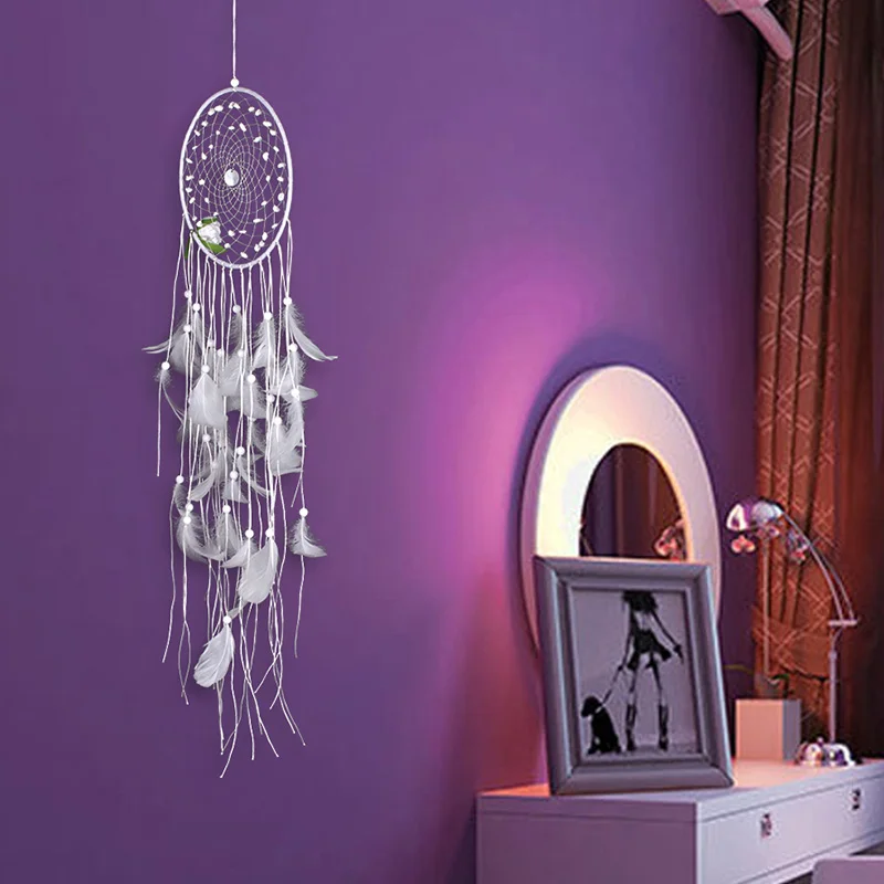 Сеть Ловца снов Wind Chime Ловец снов современная мода светодиодный светильник рождественские украшения для поделок окна автомобиля орнамент