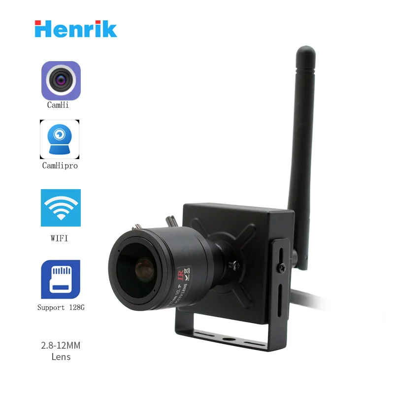 

WIFI Mini IP Camera 2.8-12mm Manual Zoom Metal Security CCTV Camera Video Surveillance P2P with SD Card Slot 3MP 5MP CamHi