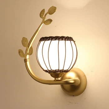 

Northern European-Style American-Style Country Wall Lamp Simple Modern Living Room Wall Bedroom Bedside Lamp Aisle Stair Lamp