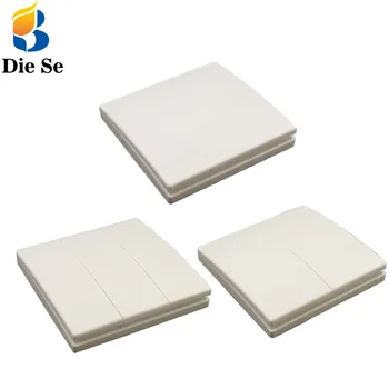 

433MHz Universal Wireless Remote Controls Switch Wall Panel RF Transmitter 1 2 3 Buttons for Home Room Light Bulb Switch