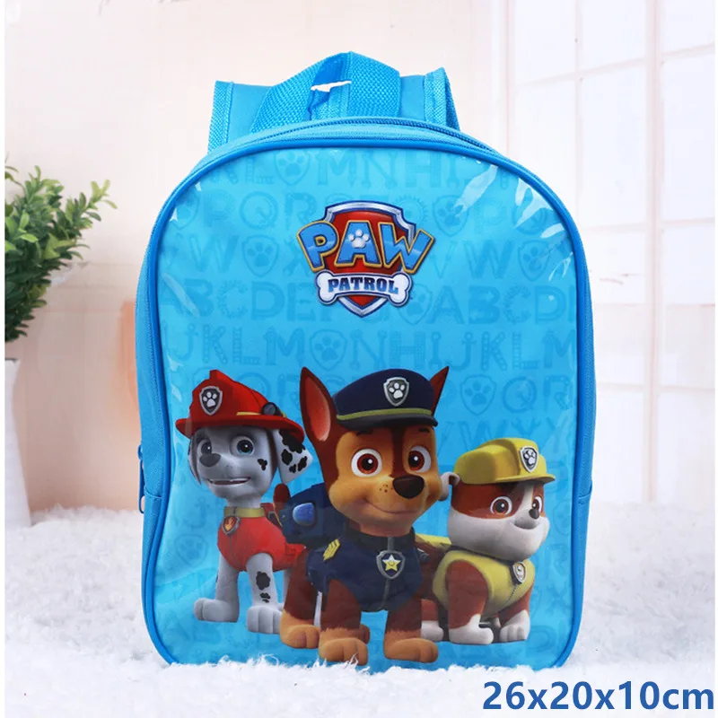 Paw Patrol украшения на день рождения для детей, праздничная сумка для дня рождения, бумажные чашки, тарелки, детские одноразовые столовые приборы для душа - Цвет: Boy School bag