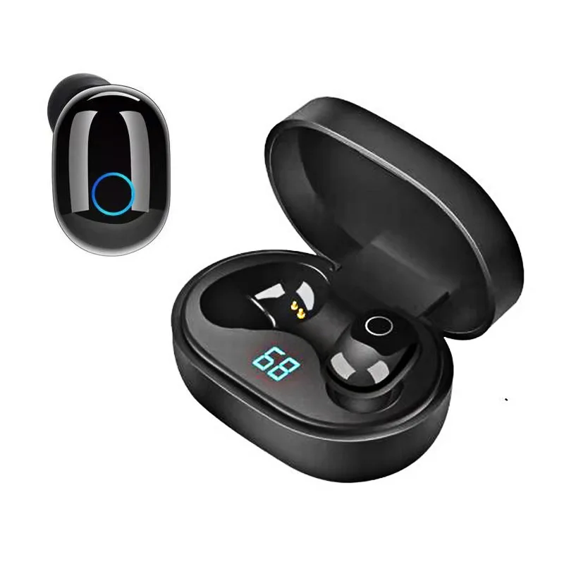 Wireless Stereo Bluetooth Earphone M11 Touch Control Bilateral HD Call Power Display Emergency Bank Earbuds Bass Headset |