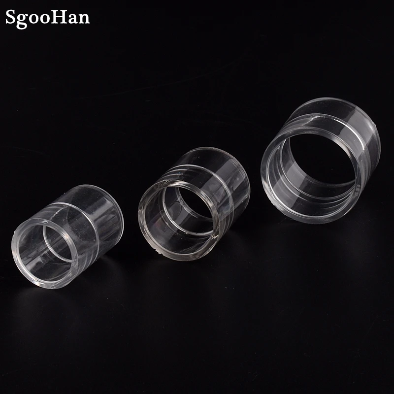 1PC Inner Dia 20/25/32mm Acrylic Pipe Aquarium Fish Tank Joint End Plug PMMA Watering Supply Plexiglass Elbow Tee Connector