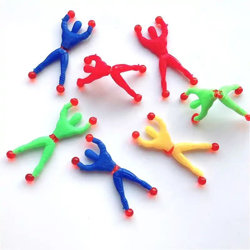 Lolede 1 pçs nova brincadeira brinquedo colorido engraçado viscosidade homem aranha aleatório dia das bruxas crianças gags & piadas práticas