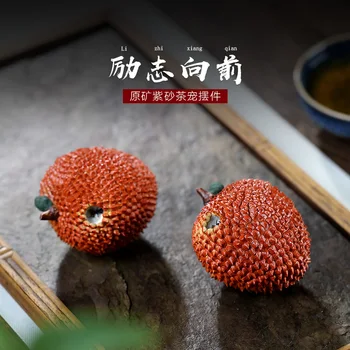 

undressed ore purple sand tea pet furnishing articles tea accessories inspirational forward (lychee) a single value