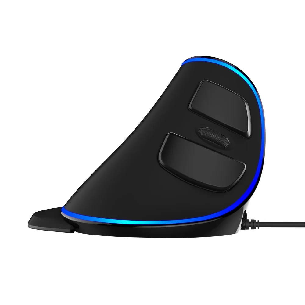 Mouse With Blue Light 