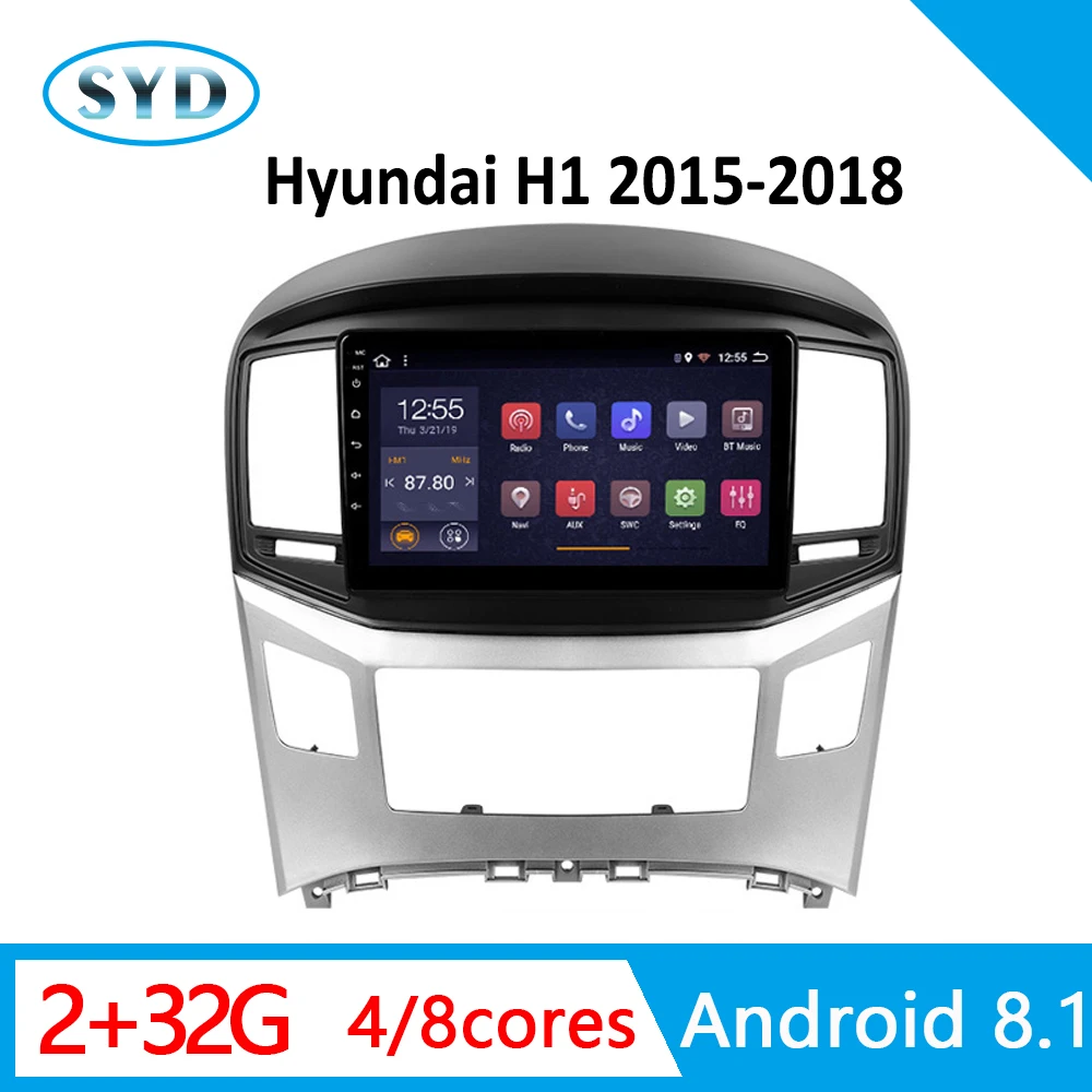 Головное устройство для автомобиля Hyundai H1 2 Гб ОЗУ 32 ПЗУ 2015-2018 радио плеер Android 8 1 9
