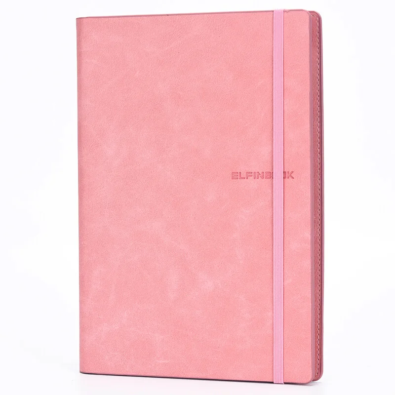 

Elfinbook Smart Reusable PU leather Notebook Student Portable Diary Journal Soft Leather Notebook A5 Creative Notepad