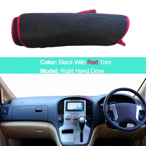 Car Inner Dashboard Cover For Hyundai iLoad H1 H-1 H300 i800 iMax Grand Starex 2008- LHD RHD Dash Mat Carpet Cape Rug - Название цвета: RHD Red