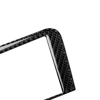 

Fits Well Console CD Panel Frame Protect Car Carbon Fiber Trim Durable