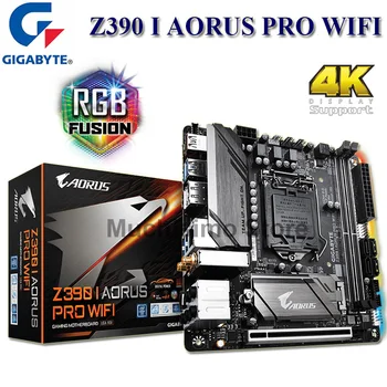 

LGA 1151 Gigabyte Z390 I AORUS PRO WIFI Motherboard Core i9/i7/i5/i3/ DDR4 32GB PCI-E 3.0 M.2 Desktop Placa-mãe 1151 HDMI New