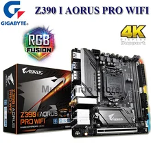 LGA 1151 Gigabyte Z390 I AORUS PRO WIFI carte mère Core i9/i7/i5/i3/ DDR4 PCI-E 3.0 M.2 bureau placa-mãe 1151 HDMI-compatible