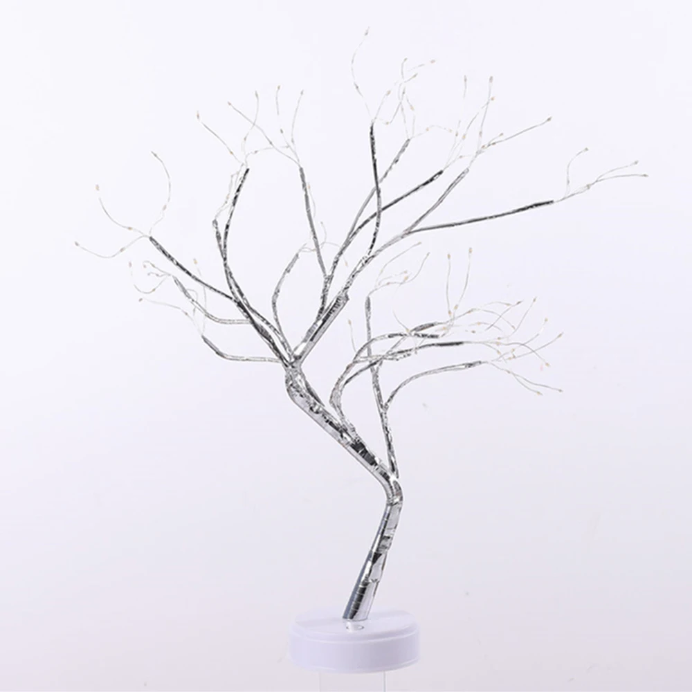 36 LEDS Night Light Bonsai Tree Light Gypsophila Lights Home Party Wedding Indoor Decoration Night Light New Dropshipping O15