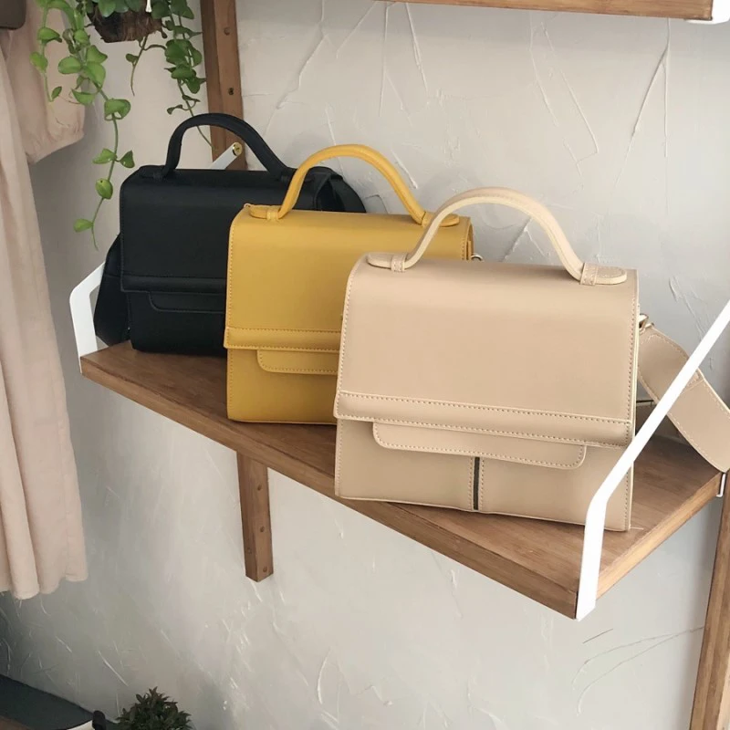 

Casual Wide Strap Small Flap Bags Women Shoulder Bags Fashion Designer Handbags Luxury Pu Leather Female Crossbody Bag Purses