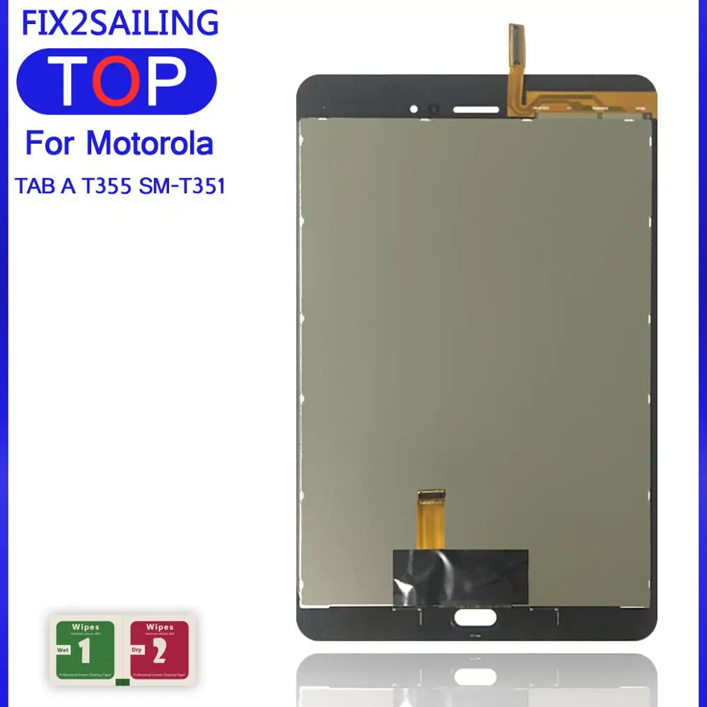 

LCD Display with Touch Screen Digitizer Sensors Full Assembly Panel Replacement For Samsung GALAXY Tab A SM-T351 T355