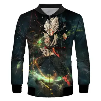 

Brand 2019jacket Men Dragon Ball Coat Casual Male Jacket Moleton Masculino Slim 3D Mens Sweatshirts Hip Hop plus-size 5XL