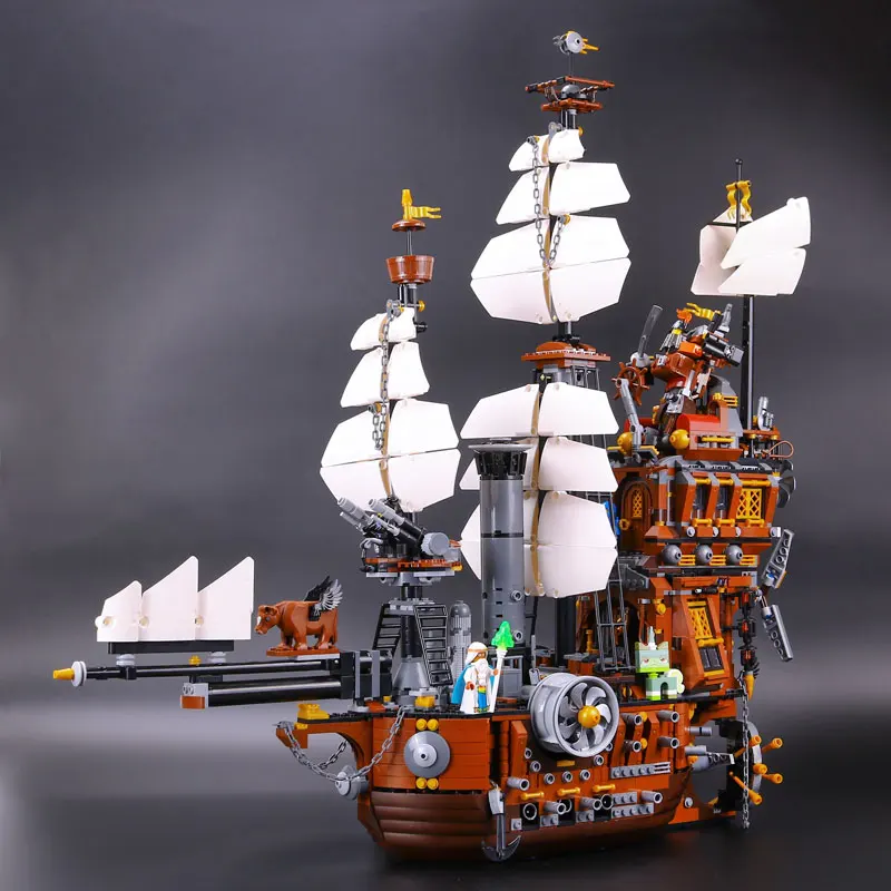 MOC 16016 4184 70810 22001 Пираты фильма Карибский корабль строительные блоки brickheadz Модель Строительный набор игрушка лодка - Цвет: Sea Cow