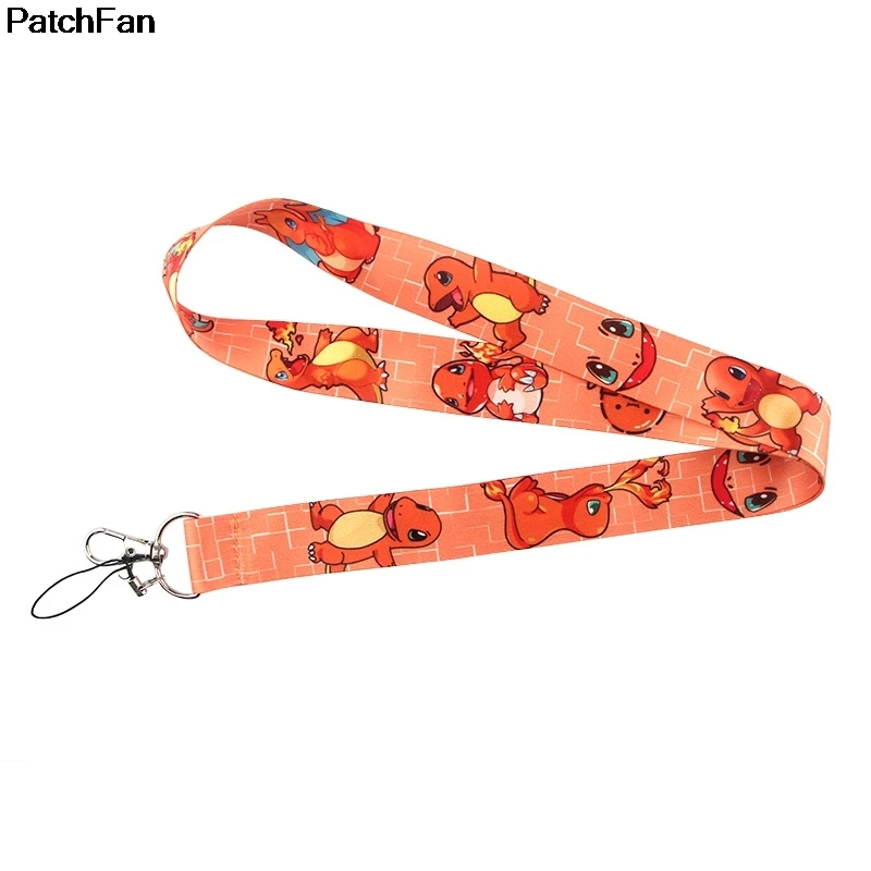 20 шт./лот A2512 Patchfan аниме Pocket Monster Tag ремешок для шеи ремешки для безопасности отрыва для мобильного телефона USB бейдж держатель ключа