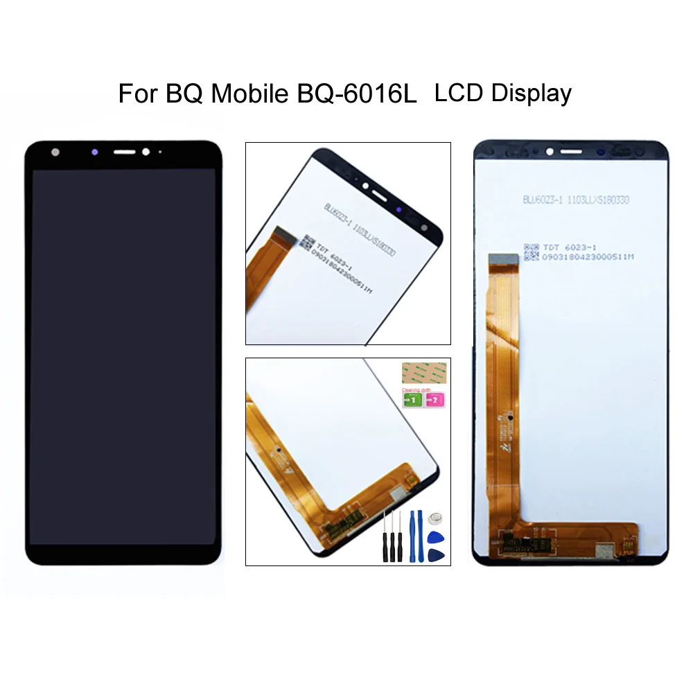 Для BQ 6016L с рамкой ЖК-экран s для мобильный телефон Mercury ЖК-дисплей сенсорный экран