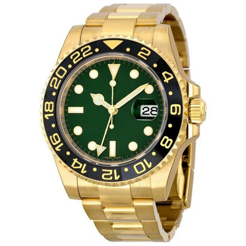 

luxury band watches men GMT 40mm 116718 date automatic machinery sweeping movement Self wind watches No battery model