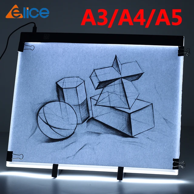 A5/A4/A3/A2 Three level dimming LED Light Pad for diamond painting Artcraft  Tracing Light Box Digital Tablets Drawing Tablet - AliExpress