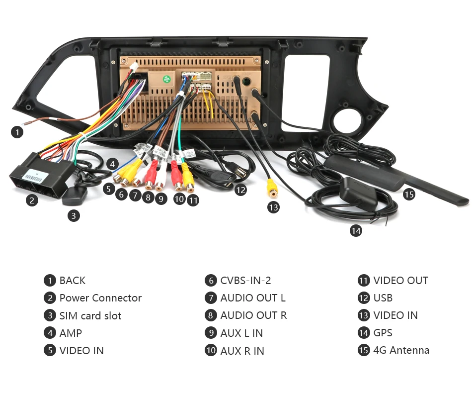 Jansite " RDS DSP Автомагнитола для KIA PICANTO Morning 2011- Авторадио Android сенсорный экран gps зеркальная связь плееров с рамкой