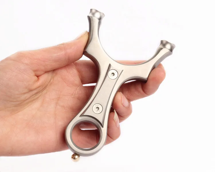 

98K Stainless Steel Slingshot Outdoor Hunting Rubber Band Shooting Competition Compound Bow Self-defense Slingshot 2019 New