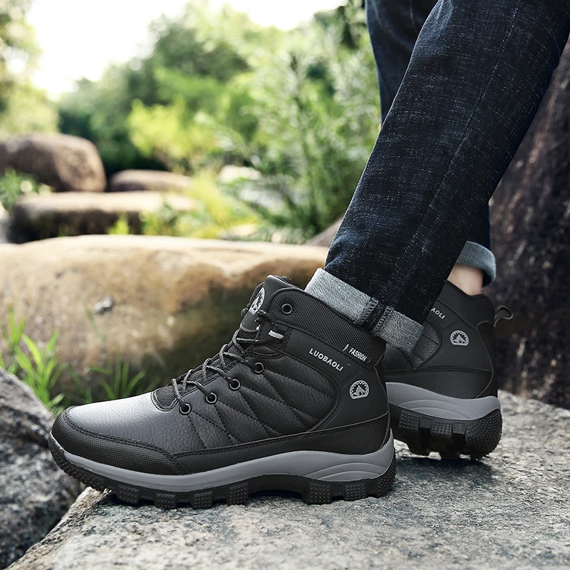 New Men Boots Winter/Autumn High Quality Outdoor Boots Men Winter Work Shoes Sneakers Men Footwear Fashion Ankle Boots