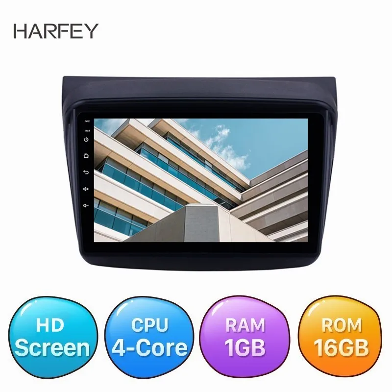 Автомобильный мультимедийный плеер Harfey 2 din 9 дюймов Android 8 1 автомобильное радио с