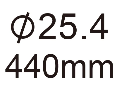 25.4X440mm Интегрированный руль для горного велосипеда jwood 25,4/28,6 мм - Цвет: 25.4X440mm