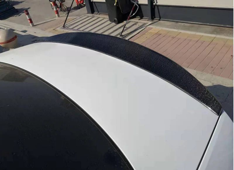 A4 B9 спойлер из углеродного волокна/FRP задний Багажник крыло HK стиль для Audi A4 B9 4 Двери Седан Багажник крыло