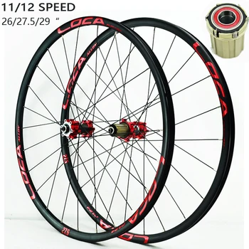 

26" 27.5" 29er 24Holes Disc Brake Mountain Bike wheels Six Holes Centerlock MTB Bicycle wheels front 2 rear 4 sealed bearings