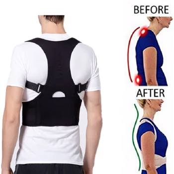 

Hot Therapy Posture Corrector Brace Shoulder Back Support Belt for Men Women Braces & Supports Belt Shoulder Posture Belts