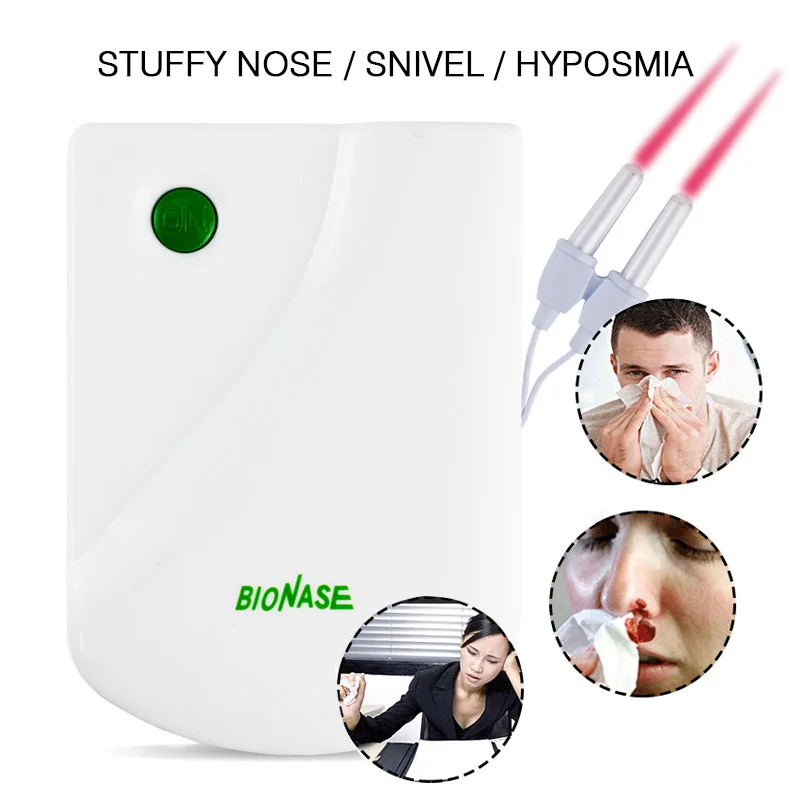 Nose Rhinitis Nose Care Device Proxy BioNase Therapy Machine Sinusitis Cure Hay Fever Low Frequency Laser Runny sneeze treatment